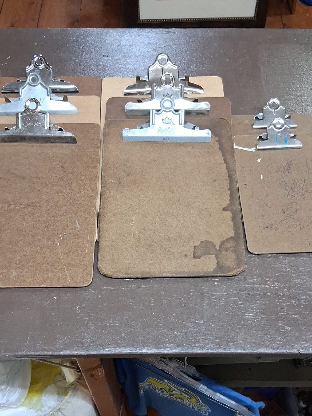 Saunders recycled hardboard clipboards with high-arch clips-(8)‎